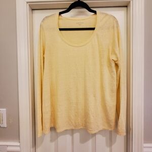 Eileen Fisher linen top size M